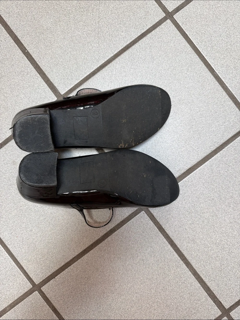 Girls Black Patent Mary Jane Shoes